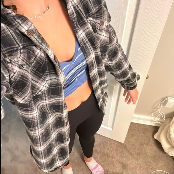 Lightweight plaid winter coat - Picture 2 of 8